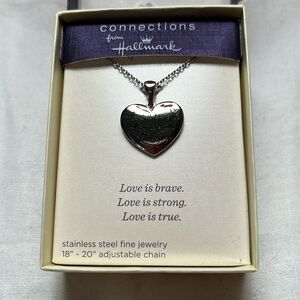 Hallmark Heart Necklace Connections Vintage